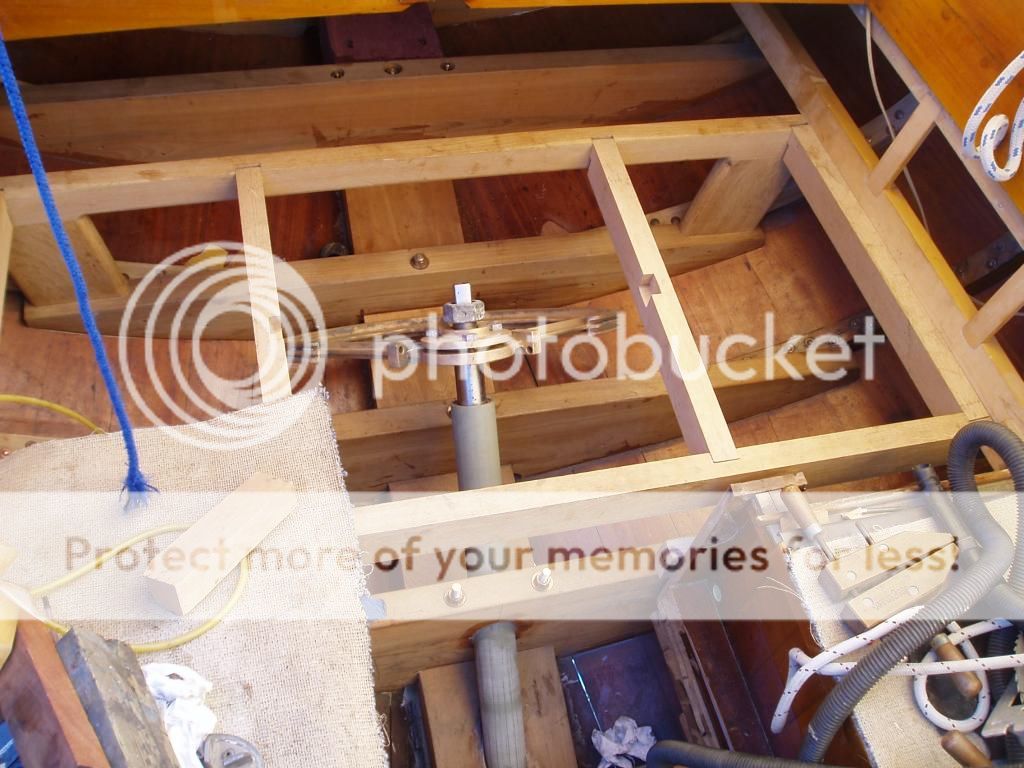 Rudder post construction.