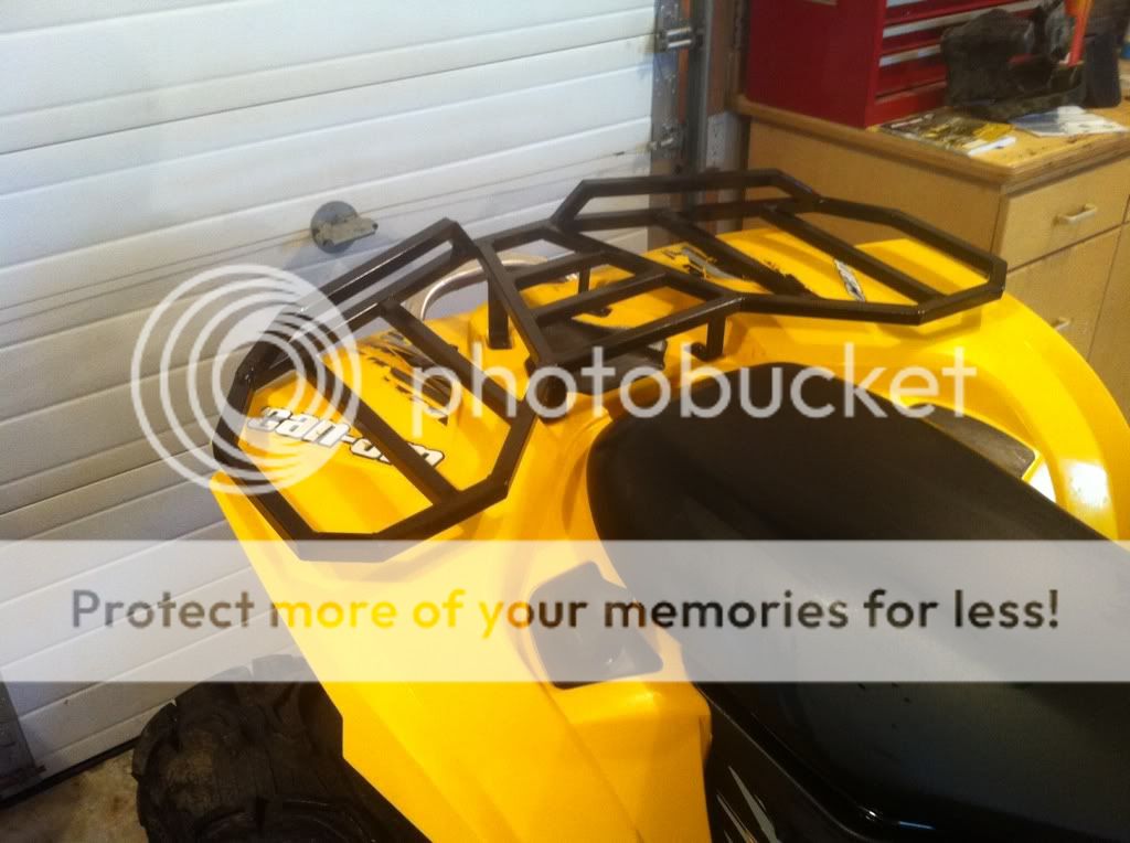 Would anyone want a custom renegade rear rack? Renegade discussion canam ATV Forums can